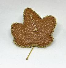 Load image into Gallery viewer, Maple Leaf : Yellow - Power Brooch
